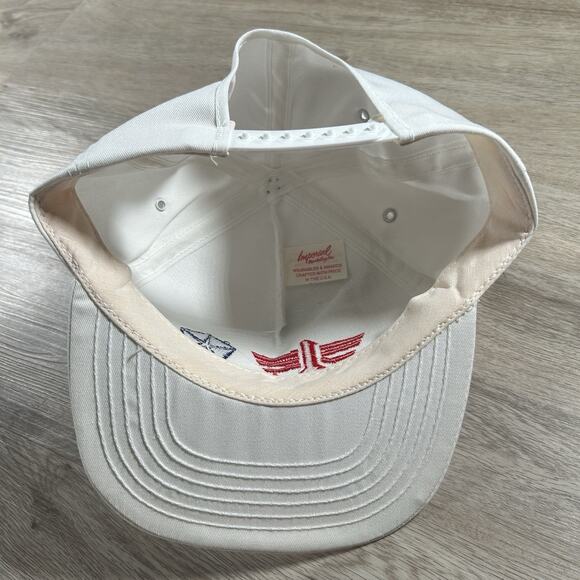 Vintage Chrysler Hat Snapback Car Automobile White Made In USA Cap - Picture 3 of 9